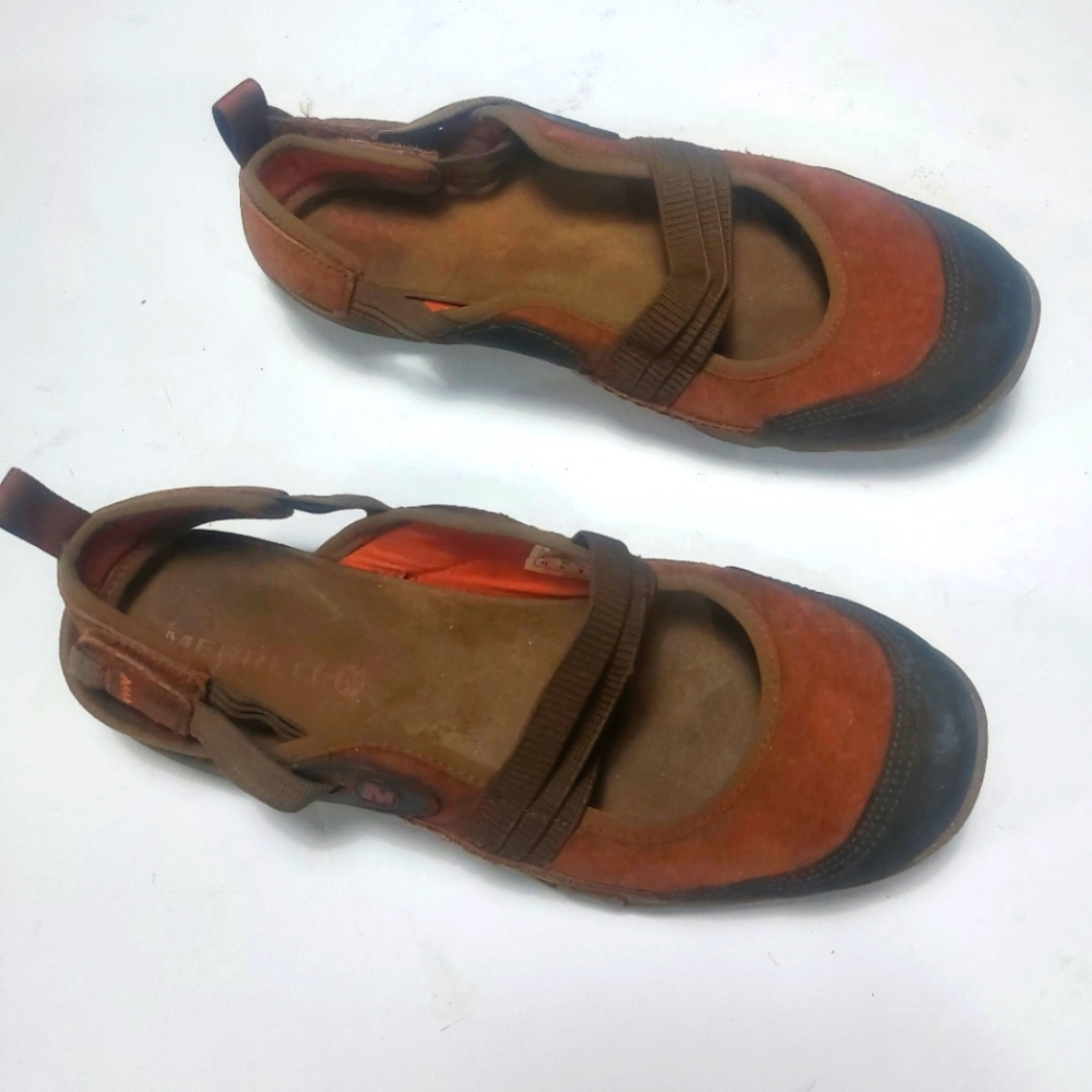 MERELL Women's Brown Strap Shoes Size 8.5M